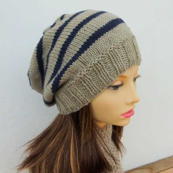 Striped knit hat pattern free