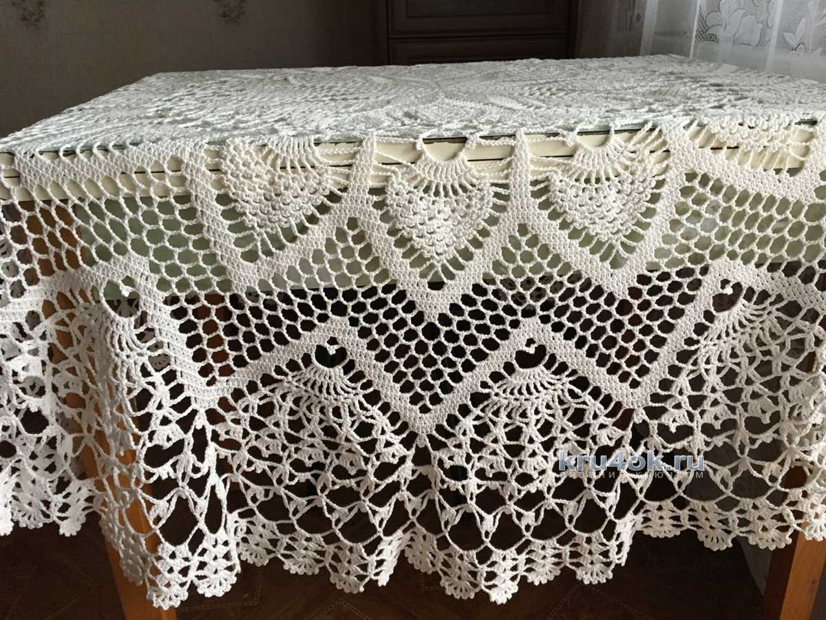 Tablecloth knitting pattern