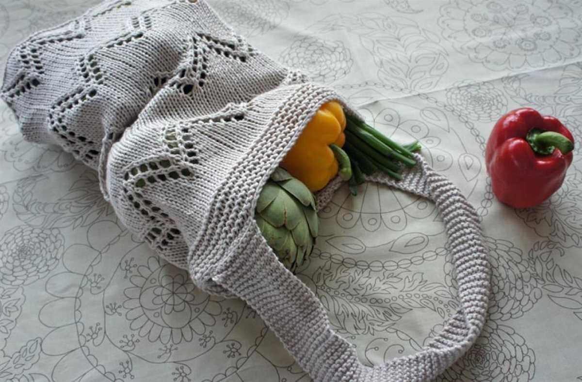 Free knit pattern bag