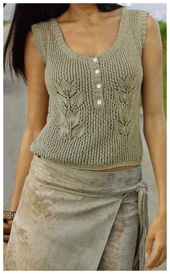 Knit summer tops patterns