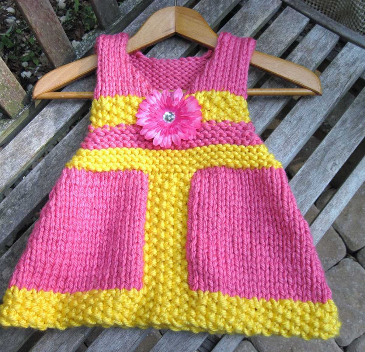 Jumper dress knitting pattern