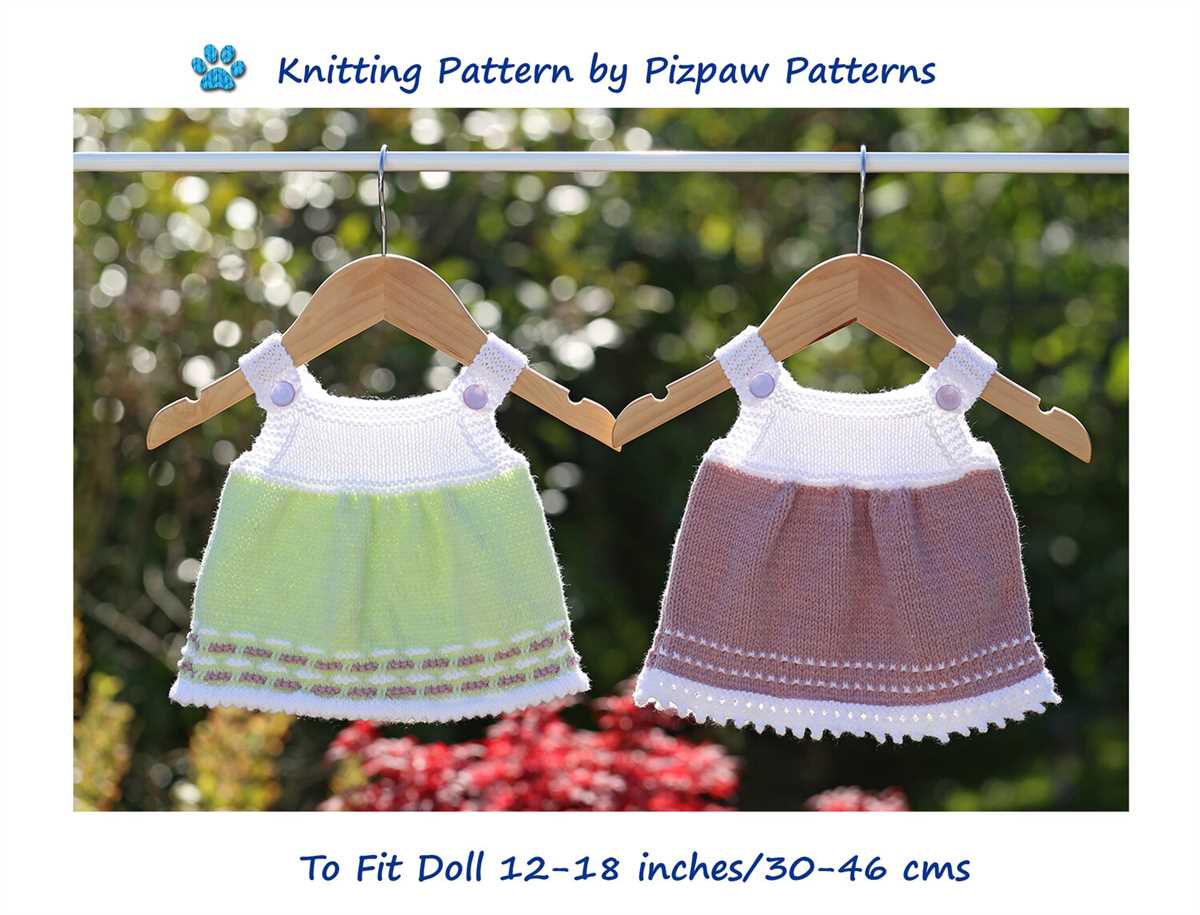 Jumper dress knitting pattern