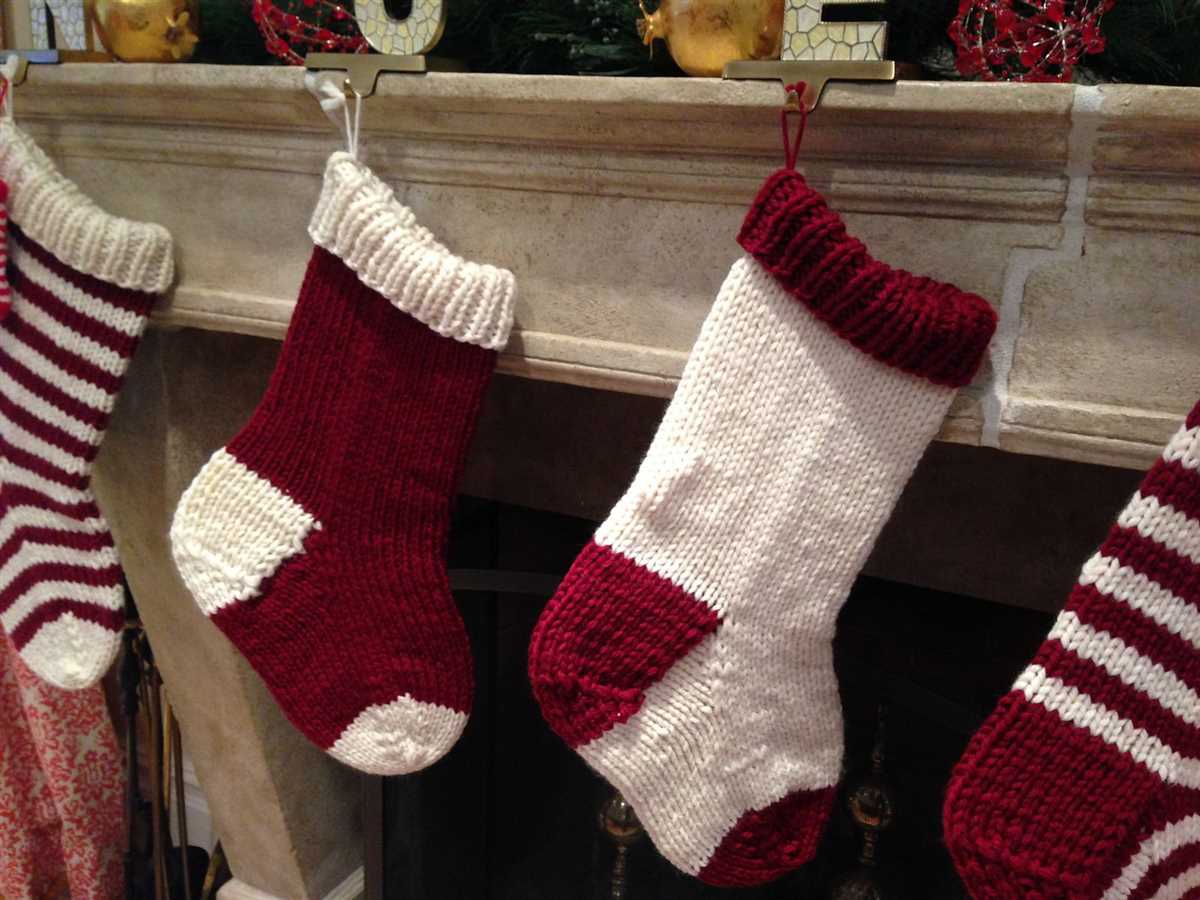 Knit xmas stocking free pattern