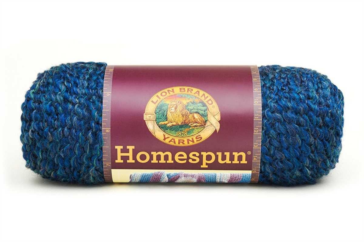 Lion brand homespun knitting patterns