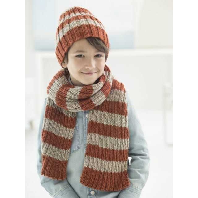 Children's scarf knitting pattern