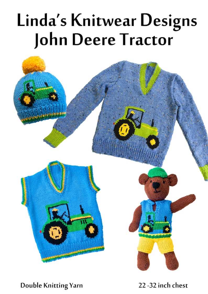 Tractor jumper knitting pattern