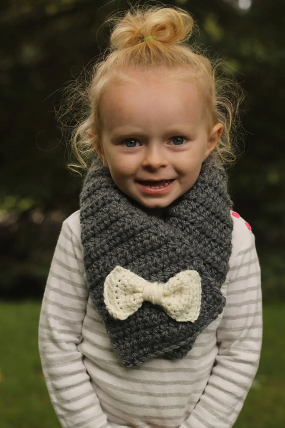 Childrens chunky scarf knitting pattern
