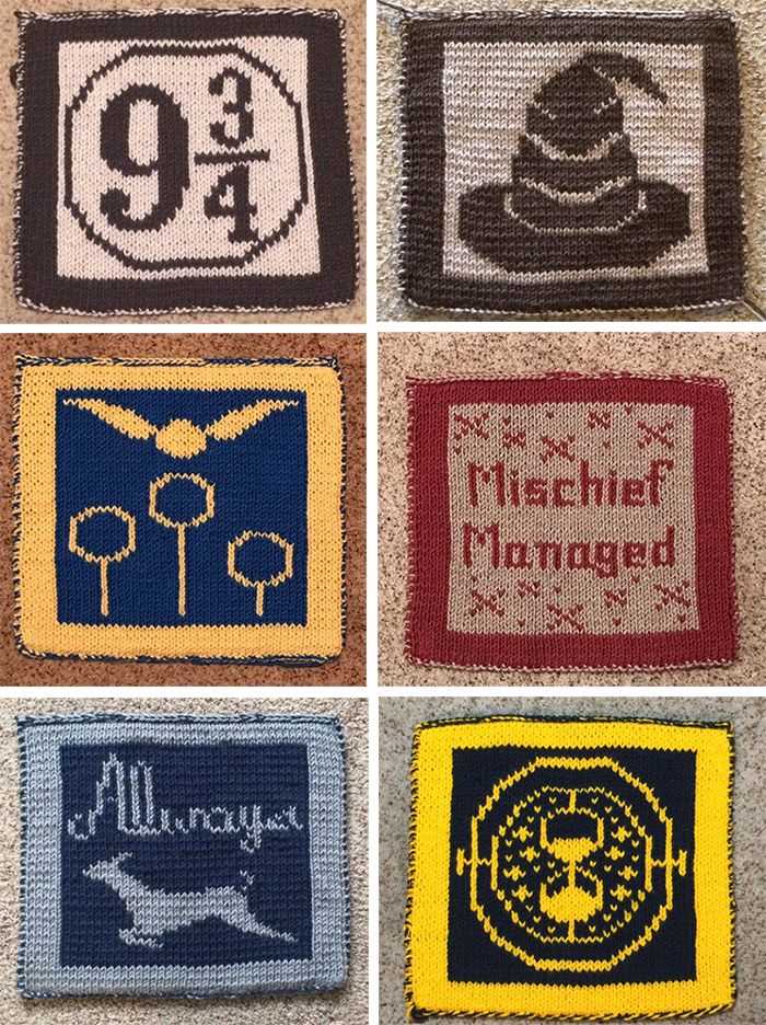 Harry potter knitting patterns blanket
