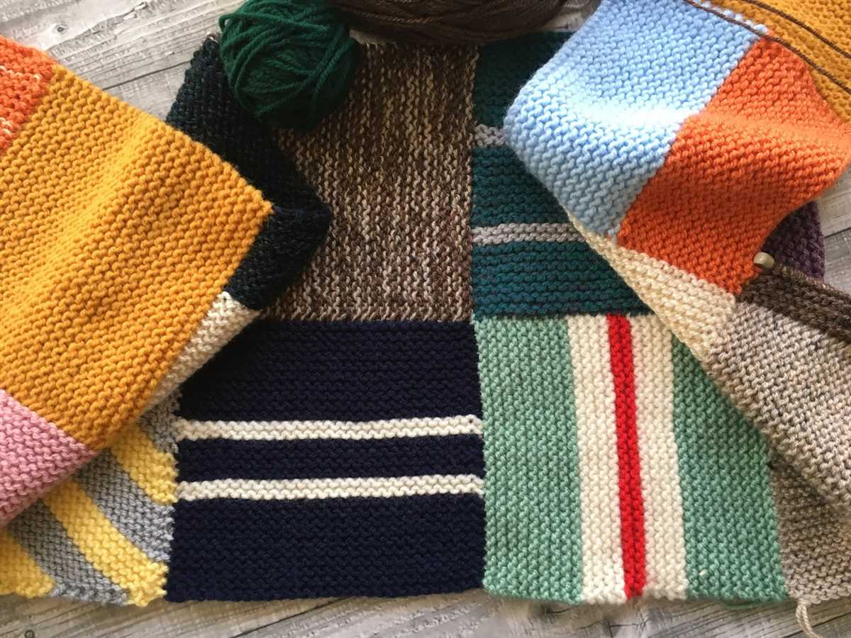 Wearable blanket knitting pattern