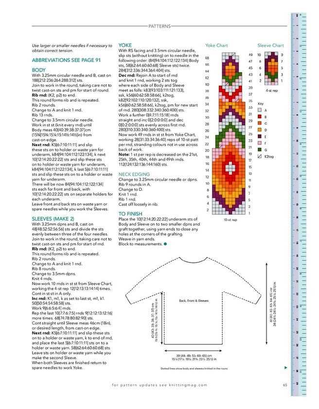 Knit sweater pattern straight needles