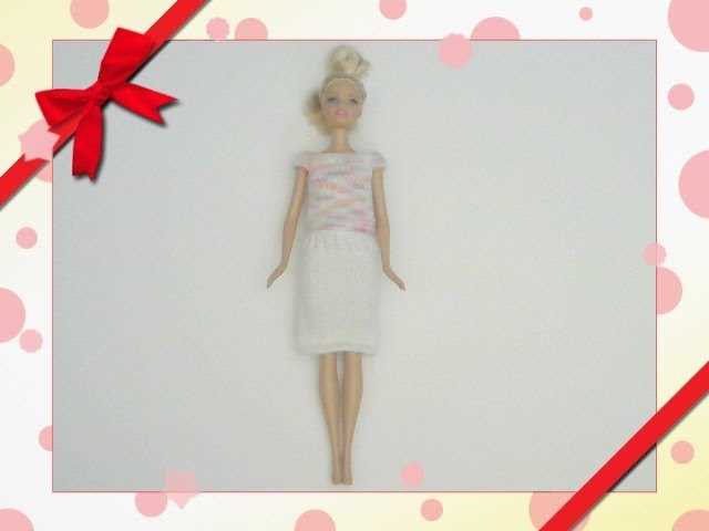 Barbie poncho knitting pattern
