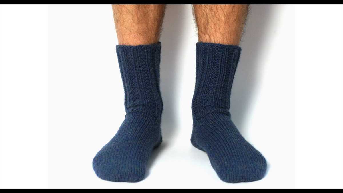 Toe up knit sock pattern