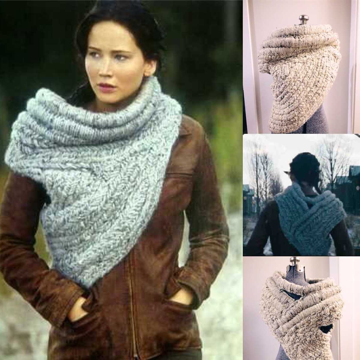 Katniss scarf knitting pattern