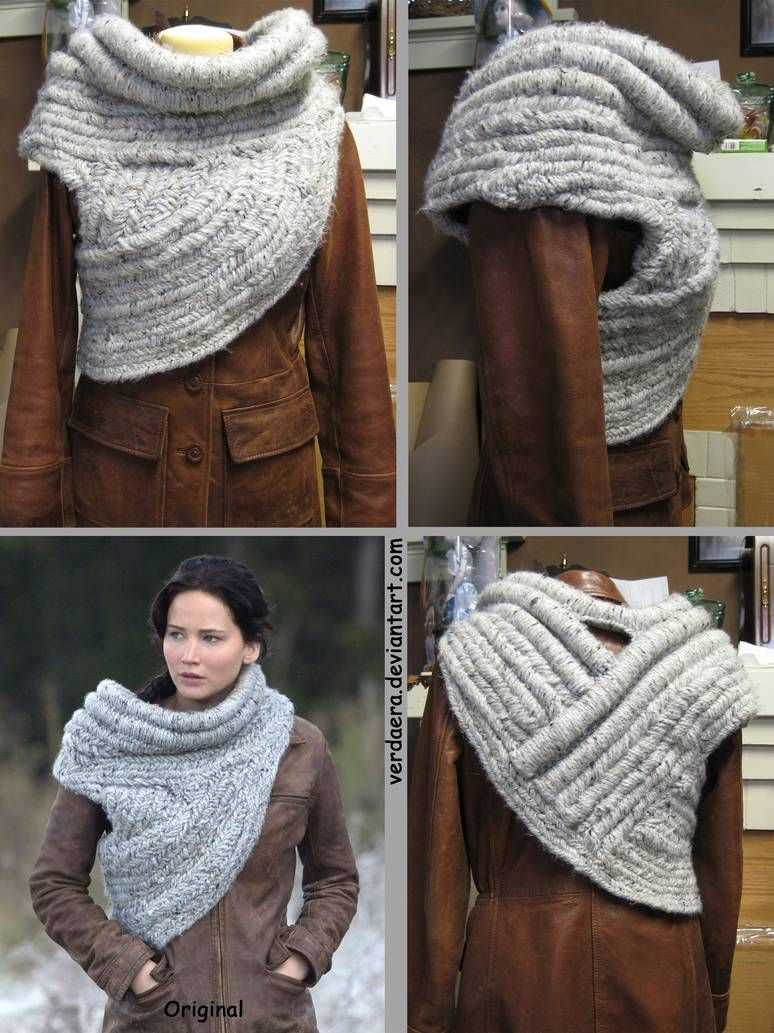 Katniss scarf knitting pattern