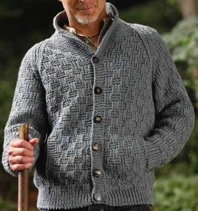 Mens jacket knitting pattern