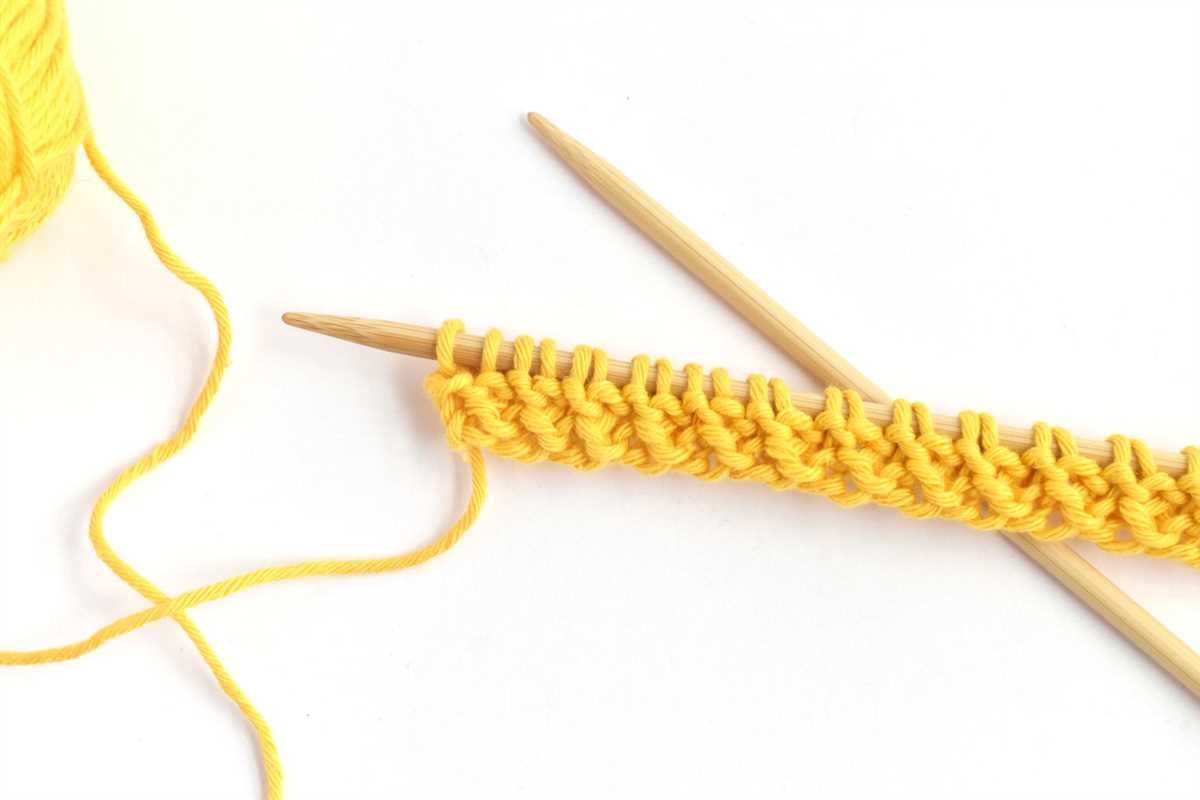 Slip stitch honeycomb knitting pattern