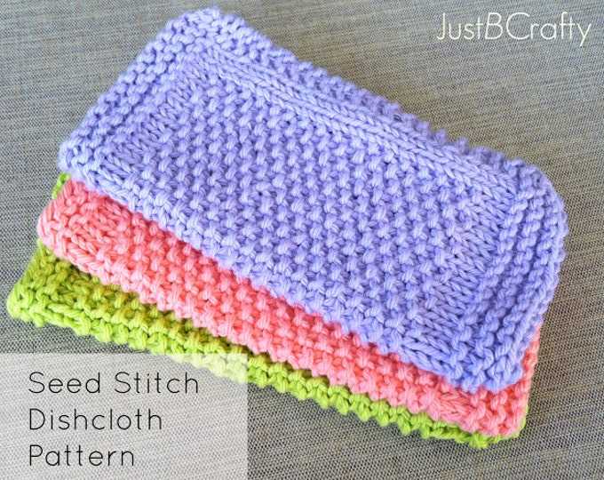 Free knitted snowflake dishcloth patterns