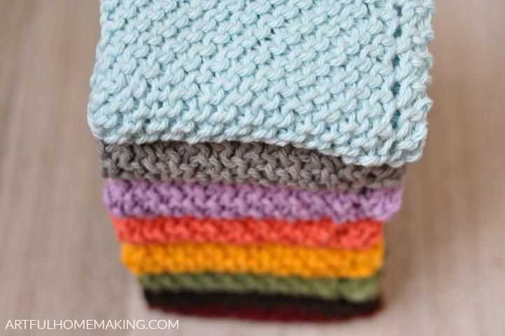 Knit dish rag pattern