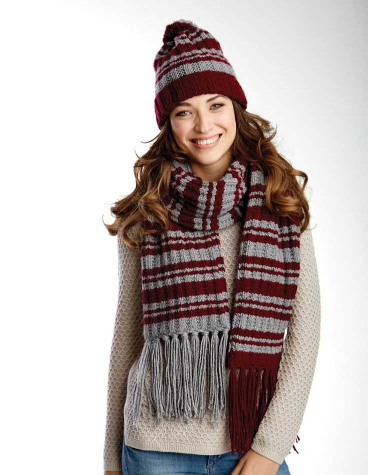 Hat scarf knitting patterns free