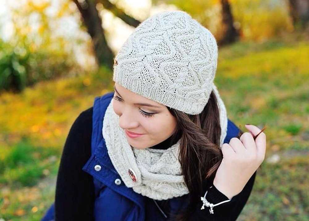 Winter hat knitting pattern
