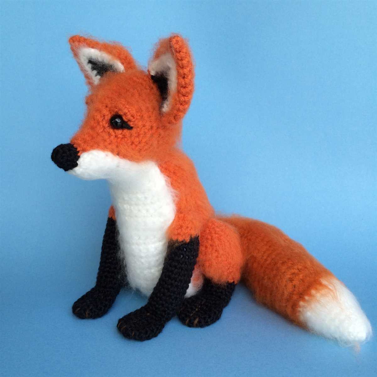Fox toy knitting pattern