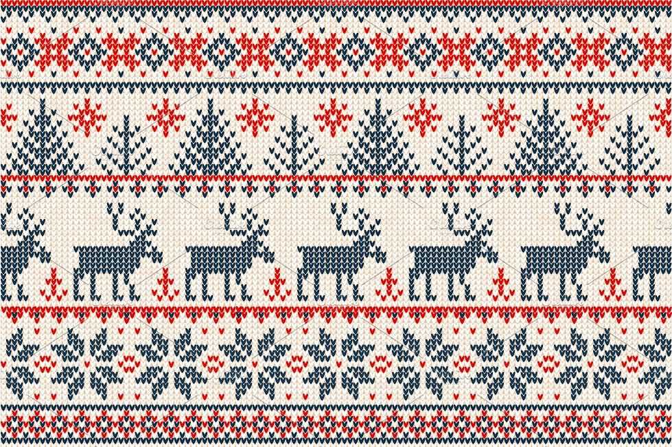 Knitted christmas sweater patterns