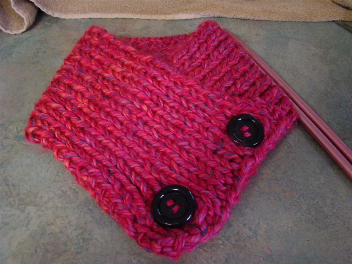 Kidney warmer knitting pattern