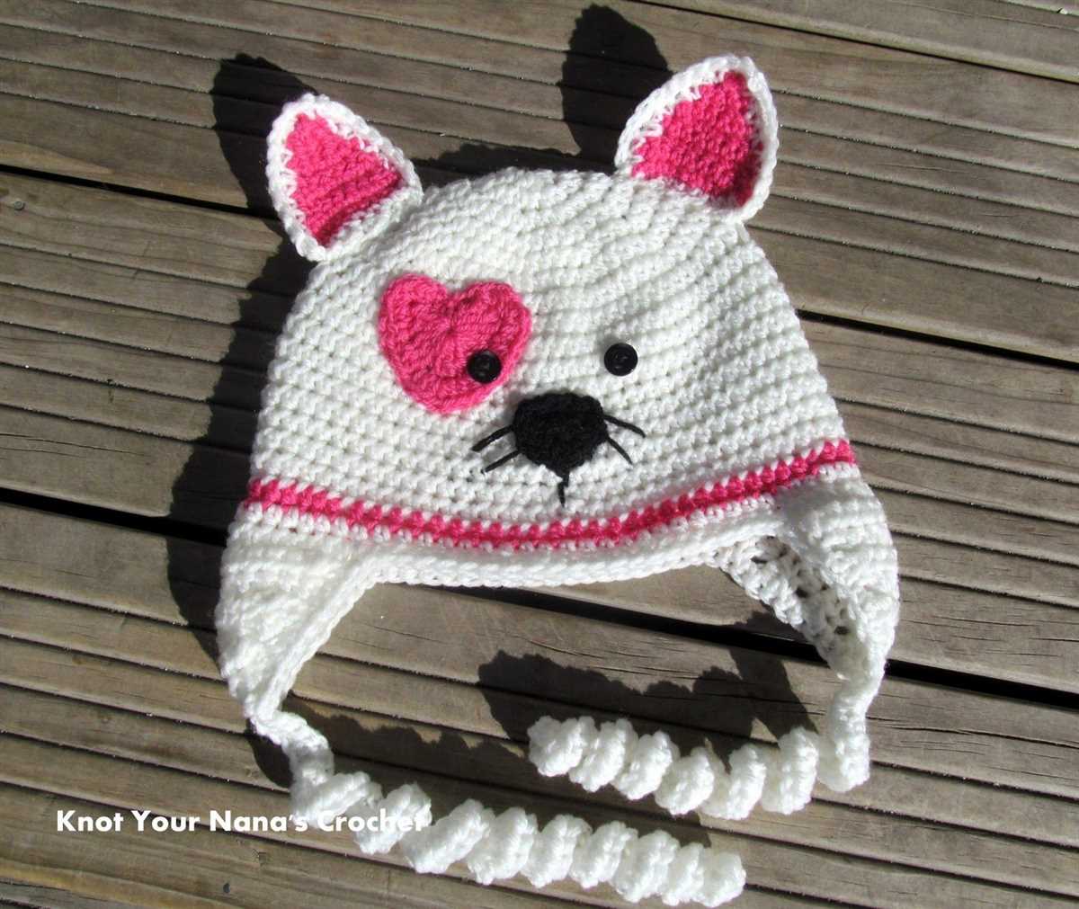 Kitty hat knitting pattern