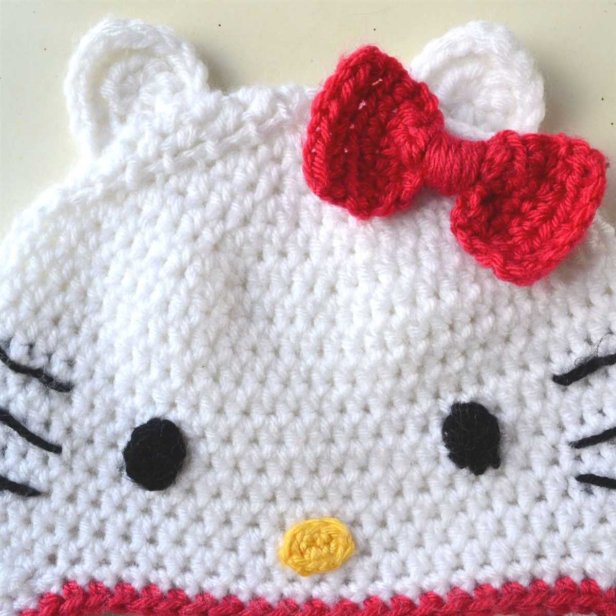 Kitty hat knitting pattern