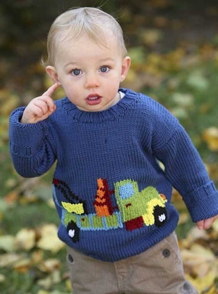 Free knitting patterns for baby boy sweaters