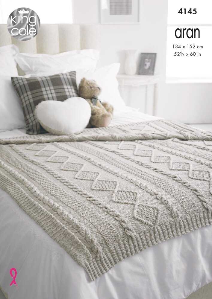 Free knitting patterns for throws and cushions