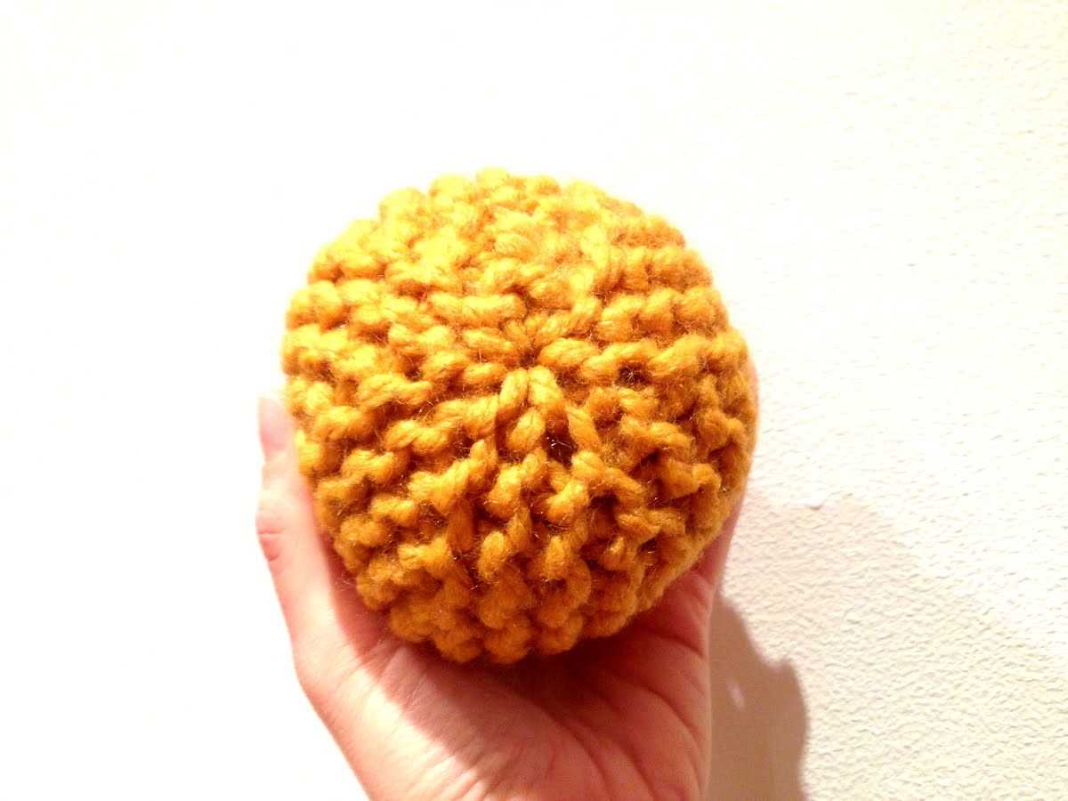 Knit a ball pattern