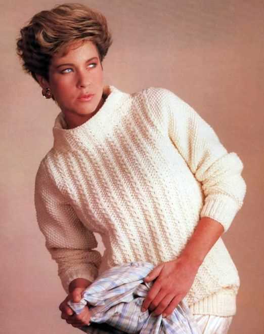 Knit aran sweater free pattern