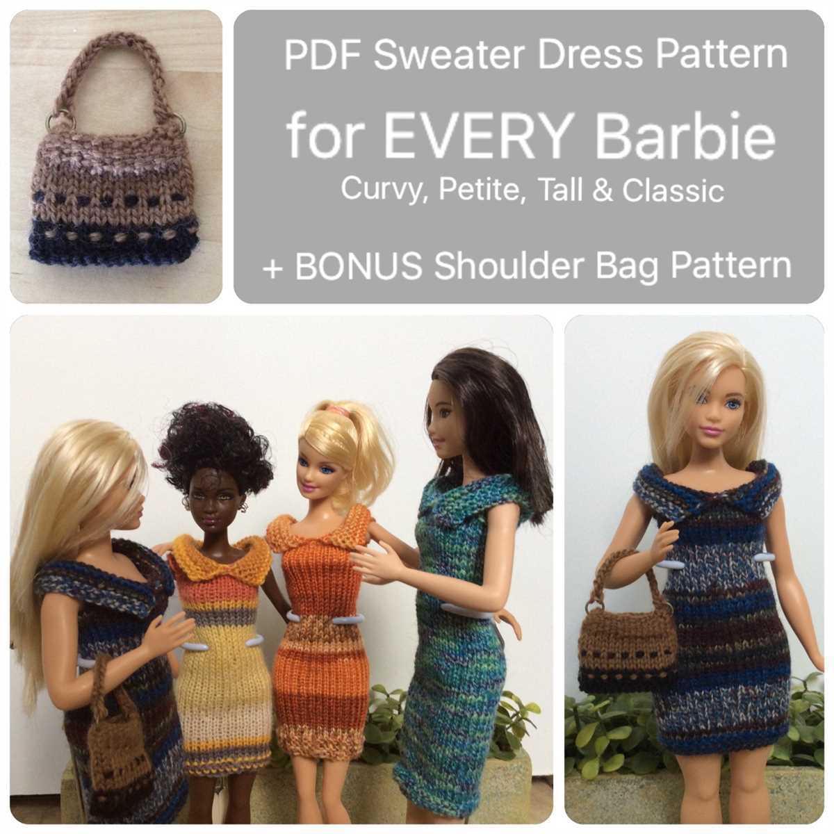 Knit barbie doll clothes patterns