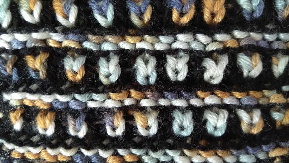 Knit brioche stitch pattern