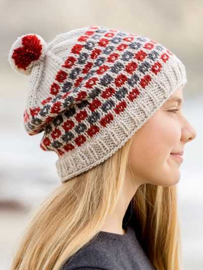 Knit chunky beanie pattern