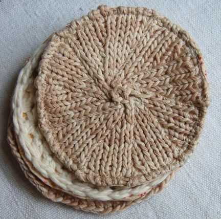 Knit Your Own Coasters with this Free Pattern Knit coasters free pattern