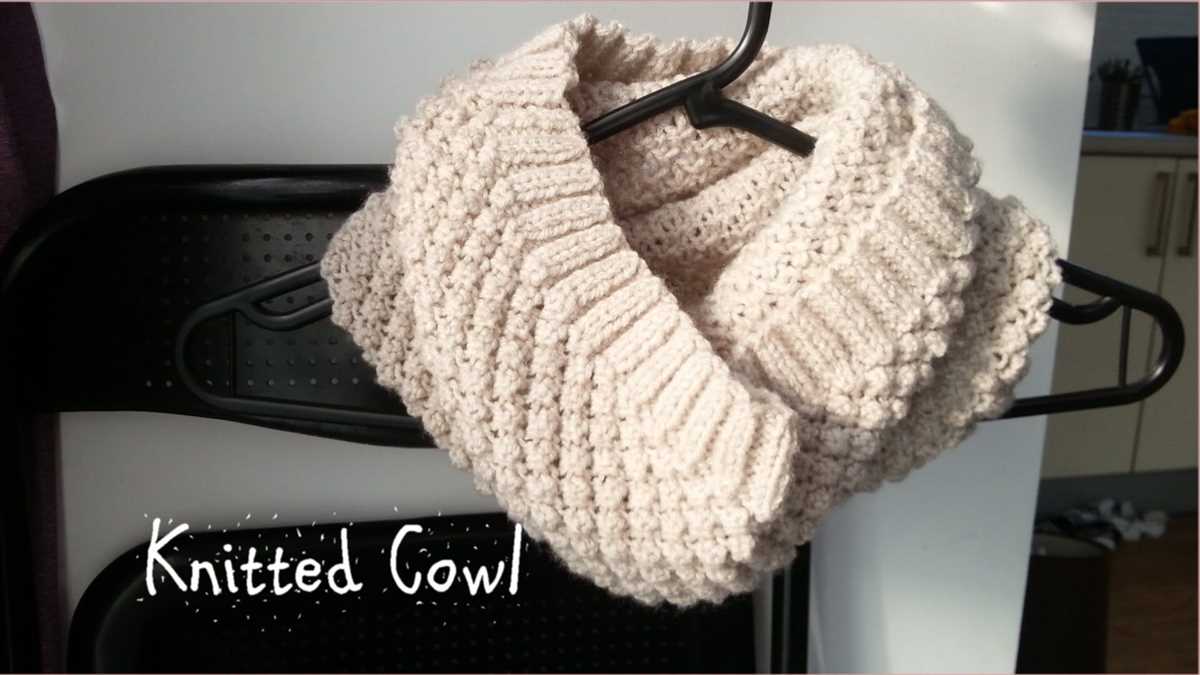 Knit cowl pattern worsted weight