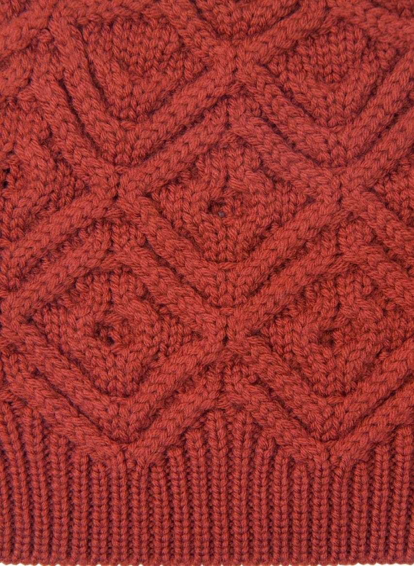 Knit diamond pattern