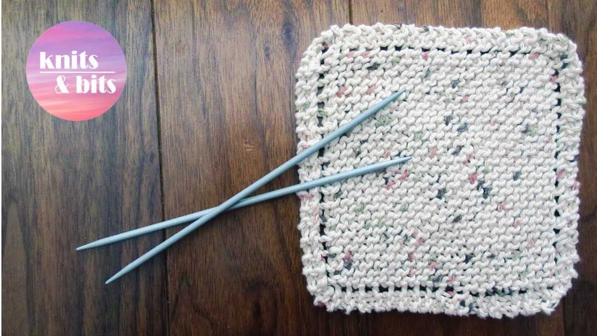 Knit dish rags free patterns