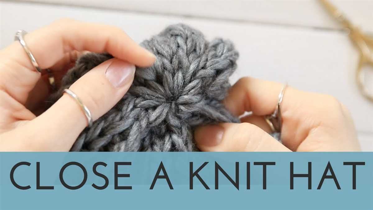 Knit hat double pointed needles pattern