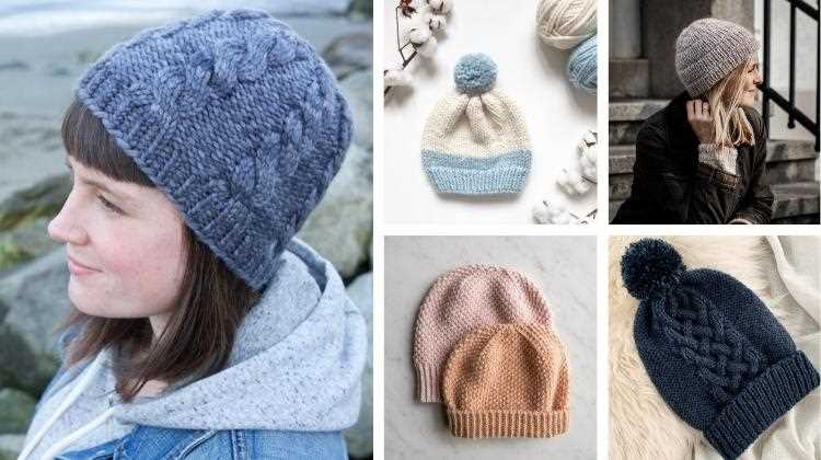 Knit hat patterns circular needles