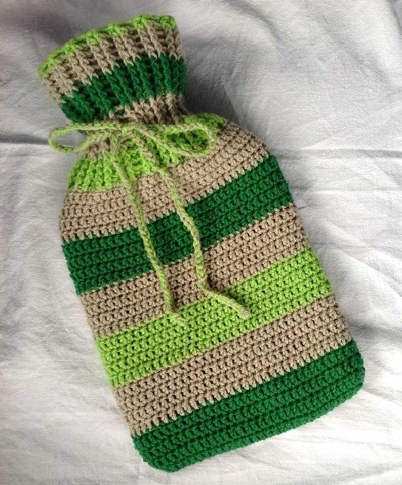 Knit hot water bottle cover pattern free