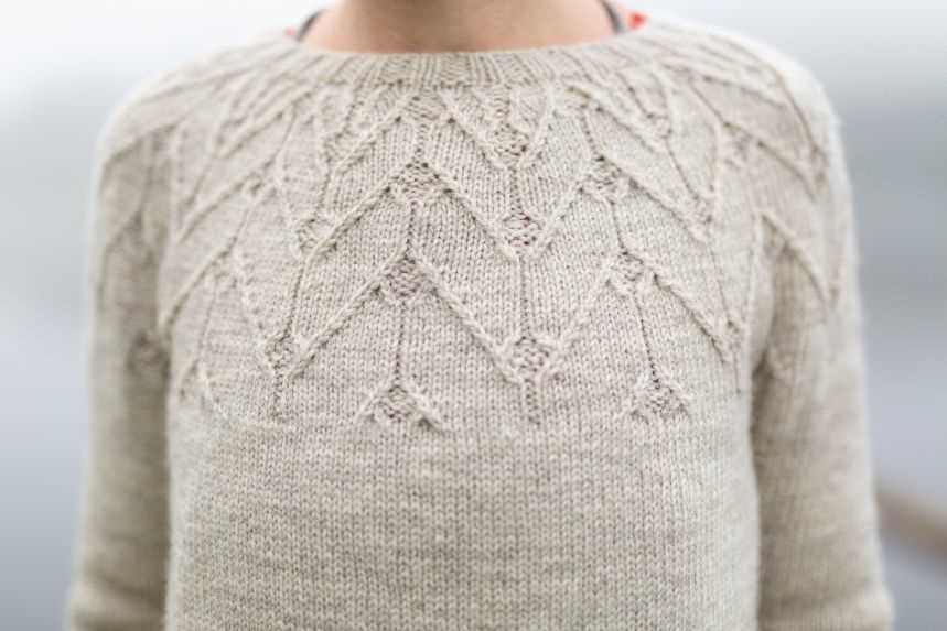Knit in the round sweater pattern