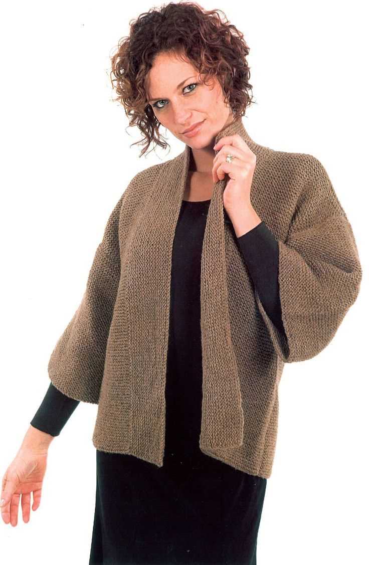 Knit kimono cardigan pattern