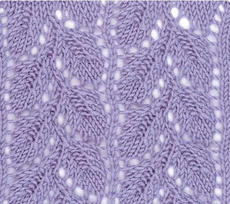 Knit lace pattern