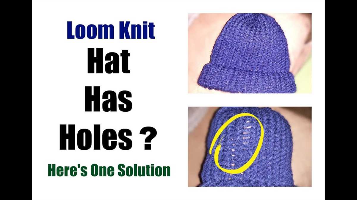 Knit loom hat patterns