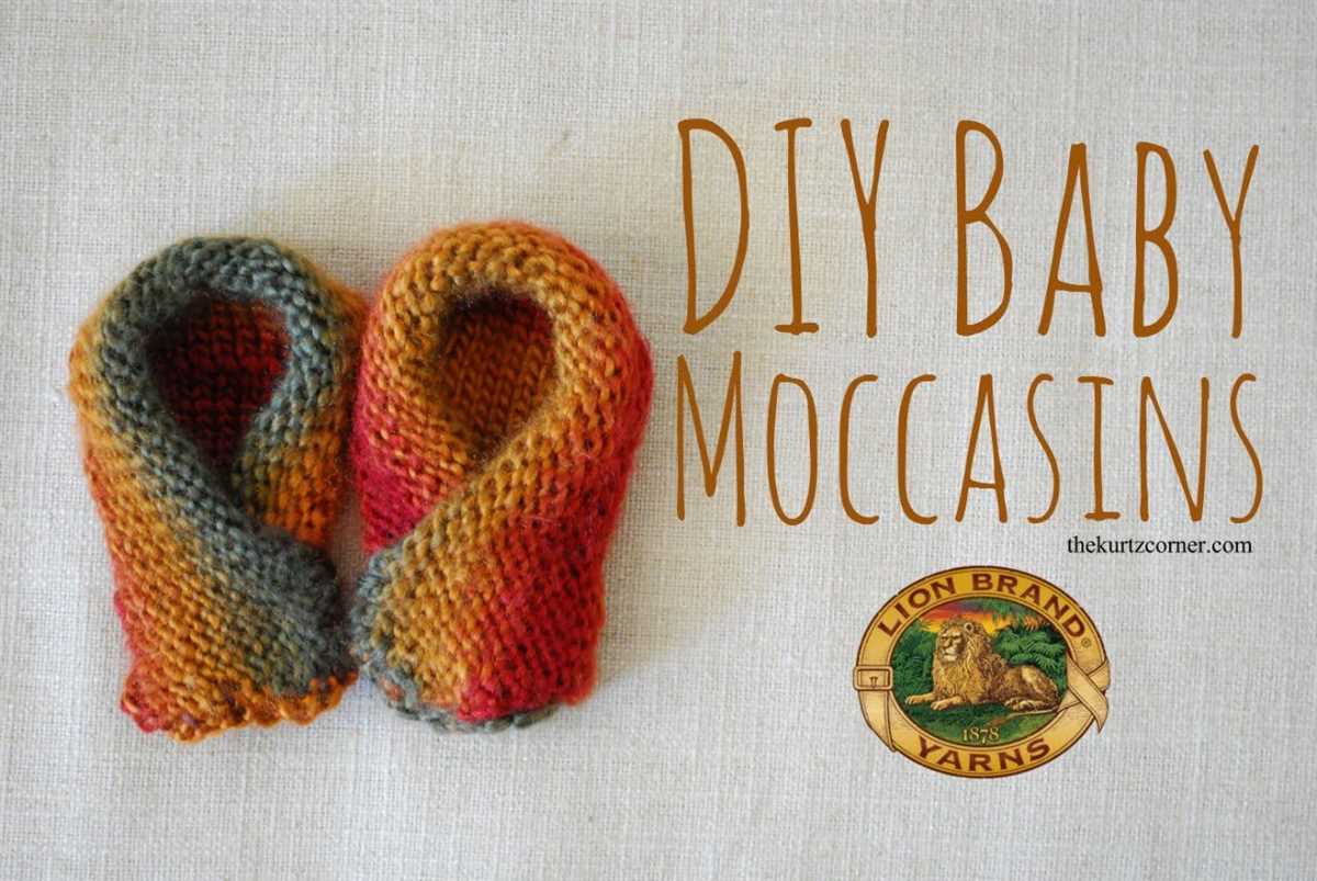 Knit moccasin pattern