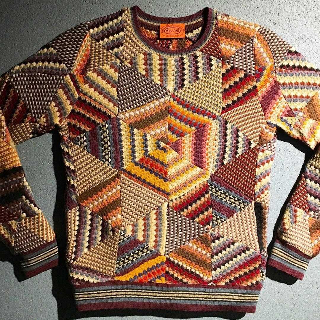 Knit patchwork sweater pattern