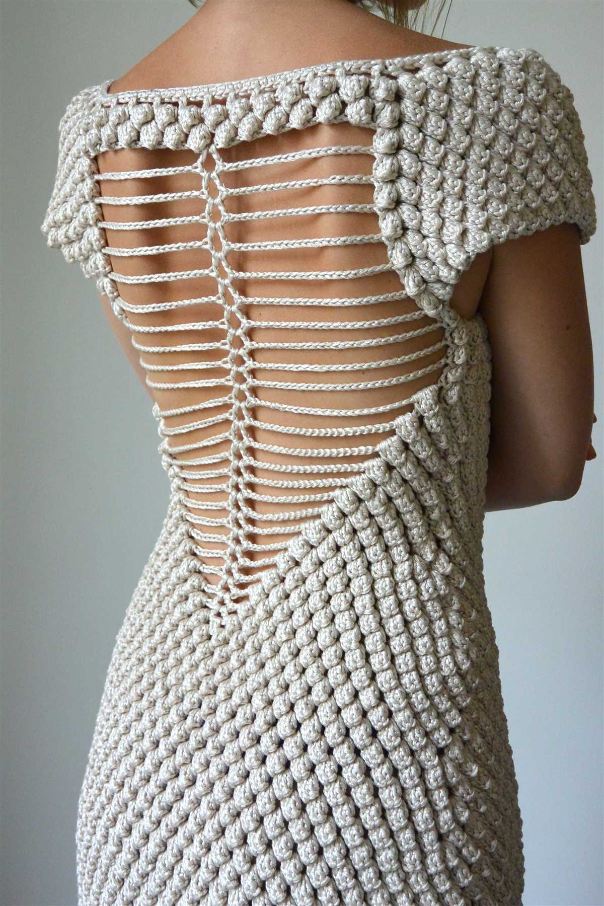 Knit pattern dress